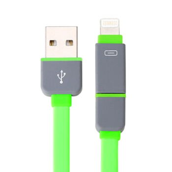 VoiaLightning雙用高速數(shù)據(jù)線 綠色充電器為iPhone5/5s注入新活力